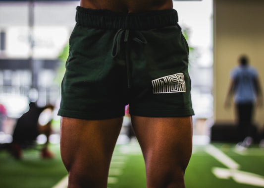 barbed wire shorts • oversized