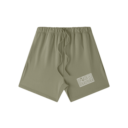 barbed wire shorts • oversized